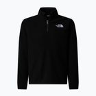 Detská fleecová mikina The North Face Teen Glacier 1/4 Zip black