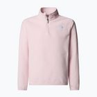 Detská fleecová mikina The North Face Teen Glacier 1/4 Zip pale blossom