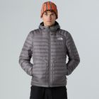 Pánska páperová bunda The North Face Huila Synthetic Hoodie smoked pearl