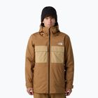 Pánska snowboardová bunda The North Face Fourbarrel Triclimate utility brown/khaki