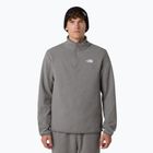 Pánska fleecová mikina The North Face Glacier Fleece 1/4 Zip mid grey heather