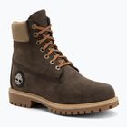 Pánske topánky Timberland Premium 6 Inch Lace Up Waterproof dark brown nubuck/olive
