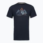 Pánske tričko Smartwool Peak Bagger Active SS Graphic Tee navy