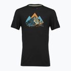 Pánske tričko Smartwool Peak Bagger Active SS Graphic Tee black