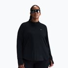 Dámsky bežecký longsleeve Nike Swift Dri-FIT UV 1/4-Zip Plus Size black