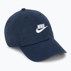 Šiltovka Nike Club Unstructured Futura Wash obsidian/white