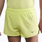Pánske bežecké šortky Nike Fast Dri-Fit Brief Lined 3" light lemon twist/black