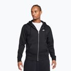 Pánska mikina Nike Club Full Zip Hoodie black/black/white
