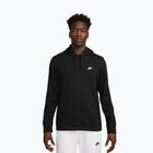 Pánska mikina Nike Sportswear Club Knit Pullover Hoodie black/black/white