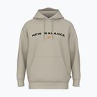 Pánska mikina New Balance Reimagine Fleece Hraphic Hoody timberwolff