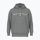Pánska mikina New Balance Reimagine Fleece Hraphic Hoody slategrey