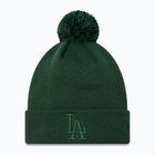 Dámska šiltovka New Era Metallic Bobble Knit Beanie Los Angeles Dodgers dark green
