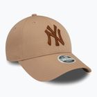 Dámska šiltovka New Era Metallic 9FORTY New York Yankees beige