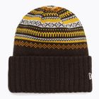 Dámska zimná čiapka New Era Rail Isle Cuff Knit Beanie tmavohnedá
