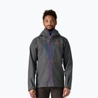 Pánska bunda do dažďa Patagonia Triolet forge grey w / p6 blue