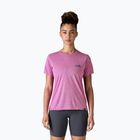 Dámske tričko Patagonia Cap Cool Daily Graphic Shirt '73 skyline / brisk purple x-dye
