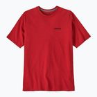 Pánske  tričko Patagonia P-6 Logo Responsibili-Tee amanita red