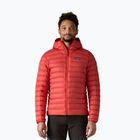 Pánska páperová bunda  Patagonia Down Sweater Hoody amanita red
