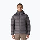 Pánska páperová bunda  Patagonia Down Sweater Hoody forge grey w/forge grey