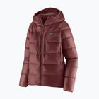 Dámska páperová bunda Patagonia Fitz Roy Down Hoody dark ruby w / sizzle red