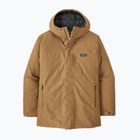 Pánska páperová bunda Patagonia Windshadow Parka deer brown
