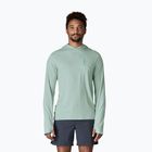Pánska mikina Patagonia Capilene Cool Sun Hoody thermal blue/thin ice x-dye