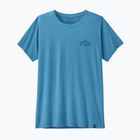 Dámske tričko Patagonia Capilene Cool Daily - Cloud Crag shore blue/light shore blue x-dye