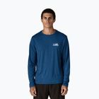 Pánske tričko longsleeve Patagonia Capilene Cool Daily - '73 Skyline clement blue/light clement blue x-dye