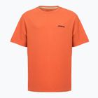 Pánske tričko Patagonia P-6 Logo coal orange