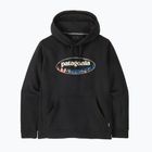 Pánska mikina Patagonia '95 Oval Logo Uprisal Hoody Black: Kaleido