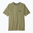 Pánske trekingové tričko Patagonia Great Waves Responsibili Tee gumtree green