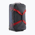Cestovná taška Patagonia Black Hole Wheeled Duffel 70 l smolder blue/amanita red