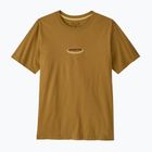 Pánske tričko Patagonia '95 Oval Logo bobcat brown/sunshine