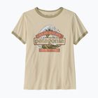 Dámske tričko Patagonia Great Waves Ringer Tee undyed natural