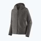 Pánska softshellová bunda Patagonia R1 TechFace Hoody forge grey