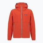 Pánska softshellová bunda Patagonia R1 TechFace Hoody hot ember