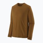 Pánske trekové tričko longsleeve Patagonia Cap Cool Merino Blend LS wolf brown