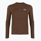 Pánske trekové tričko longsleeve Patagonia Cap Cool Daily Hut Tripper LS berm brown - light berm brown x-dye