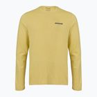 Pánske tričko longsleeve Patagonia Cap Cool Daily Boardshort Logo LS limestone yellow - Light Limestone yellow x-dye