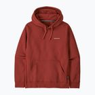 Pánska mikina Patagonia Boardshort Logo Uprisal Hoody Rusty Red