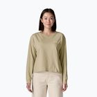 Dámske tričko longsleeve Patagonia Hut Tripper Easy Cut weathered stone