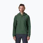 Pánska softshellová bunda Patagonia R1 TechFace Hoody canopy green