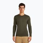 Pánske termoakčné tričko longsleeve Icebreaker 200 Oasis Crewe  dark loden