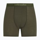 Pánske termoaktívne boxerky icebreaker Anatomica dark loden