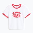 Dámske tričko Vans Center Chest Ringer Tee white