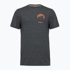 Pánske tričko Smartwool Lunar Bear Active SS Graphic Tee charcoal heather