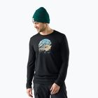 Pánske tričko longsleeve Smartwool First Chair Pursuit Active LS black