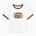 Dámske tričko Vans Center Chest Ringer Tee egret