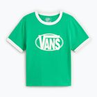 Dámske tričko Vans Center Chest Ringer Tee vivid verdant