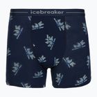 Pánske termo boxerky Icebreaker Merino 150 Anatomica BearTour AOP Boxers midnight navy